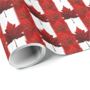 Papier Cadeau Papier à souvenir du drapeau du Canada