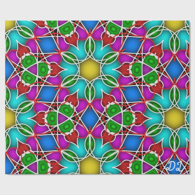 Papier Cadeau Papier Abstrait Motif unique (Plat)