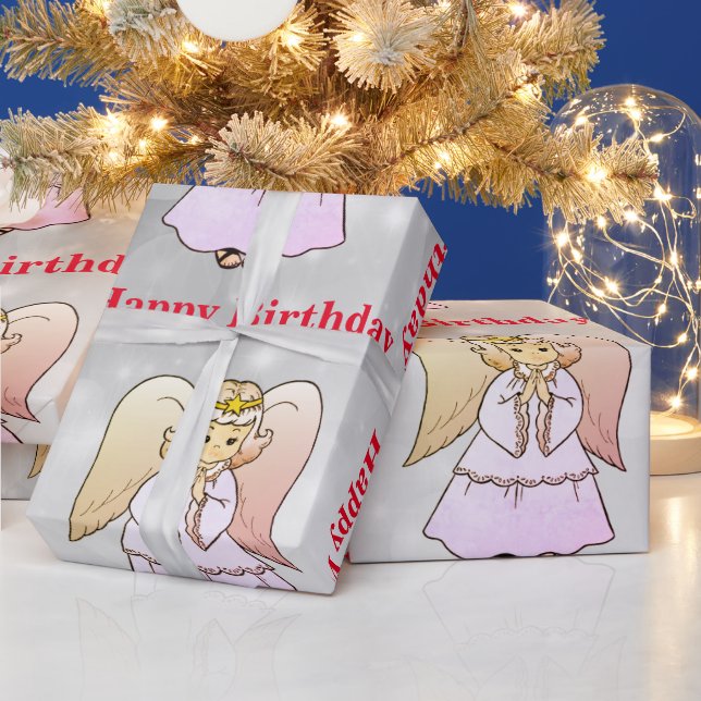 Papier Cadeau Papier Angel (Vacances)