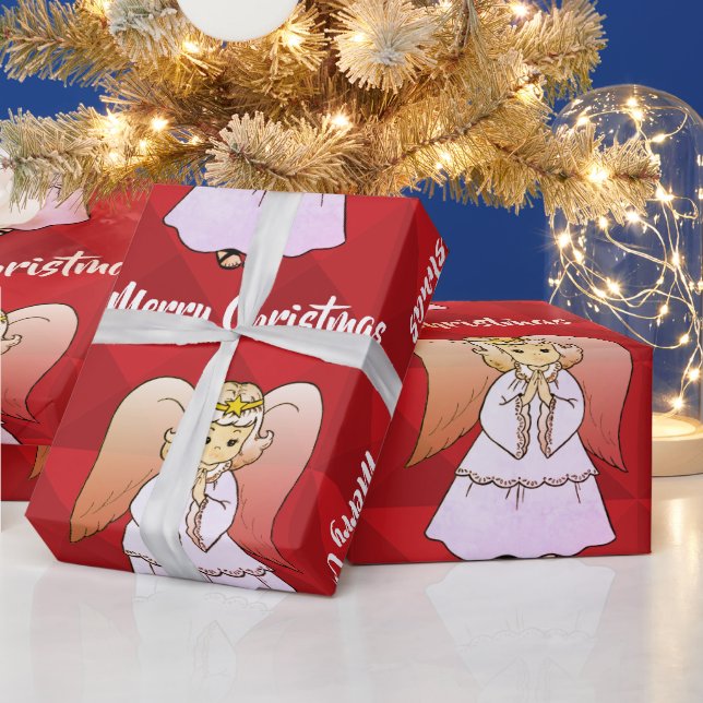 Papier Cadeau Papier Angel (Vacances)