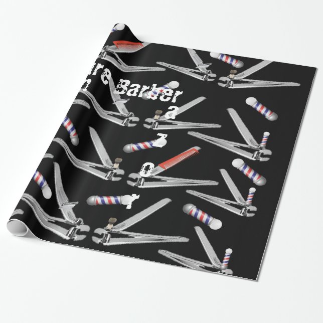 Papier Cadeau Papier brillant à envelopper, futurs pinces en pot (Déroulé)