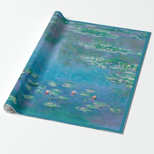 PAPIER CADEAU PAPIER CADEAU: CLAUDE MONET : MENSONGES D'EAU (Déroulé)