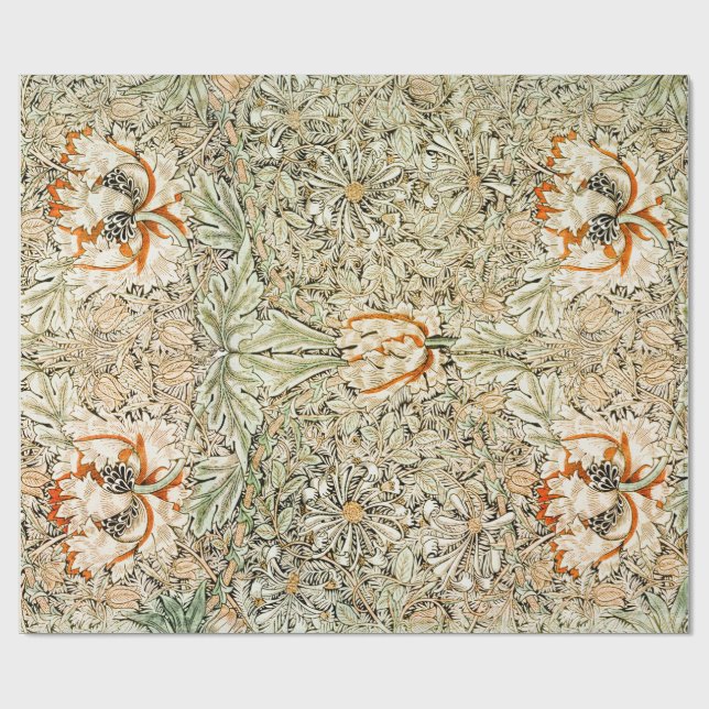 PAPIER CADEAU PAPIER CADEAU: WILLIAM MORRIS : HONEYSUCKLE (Plat)