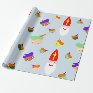 Papier Cadeau Papier d’emballage frais Saint-Nicolas