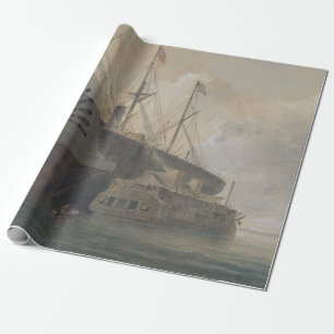 Papier Cadeau Papier de Decoupage de meubles de bateau de vapeur