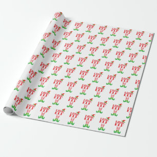 Papier Cadeau Papier de enveloppement de cadeaux pour petits elf