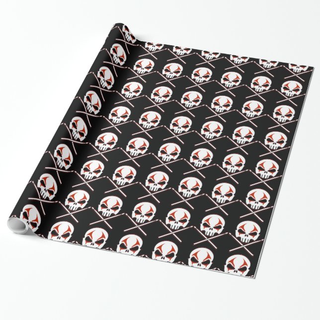 Papier Cadeau Papier de métaux lourds de cadeau de batteur de (Déroulé)