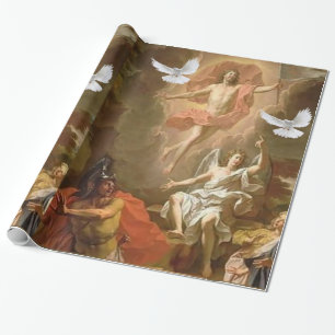 Papier Cadeau Papier de papier de papier d'enveloppement Jésus-C