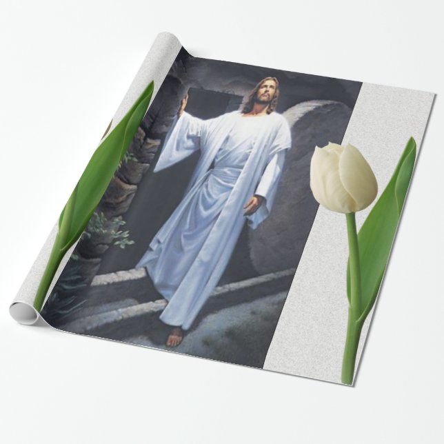 Papier Cadeau Papier de papier de papier d'enveloppement Jésus-C (Déroulé)