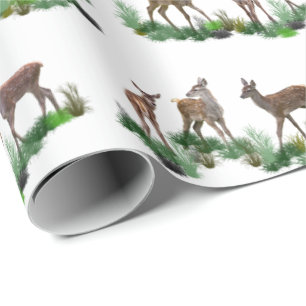 Papier Cadeau Papier de recouvrement de prés bambou (choisir la 