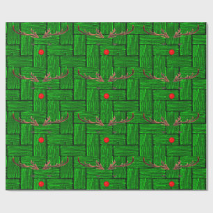 Papier Cadeau Papier de recouvrement Rudolph 4