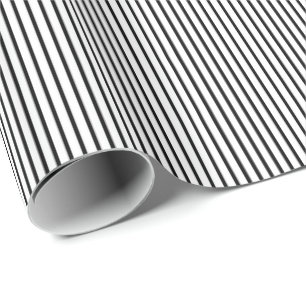 Papier Cadeau PAPIER DE RÉVISION À 5 GIFLES Noir-Blanc