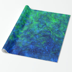 Papier Cadeau Papier de riz japonais psychédélique au néon de
