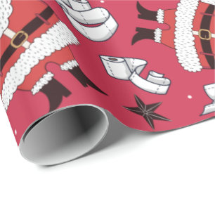 Papier Cadeau Papier de toilette Père Noël