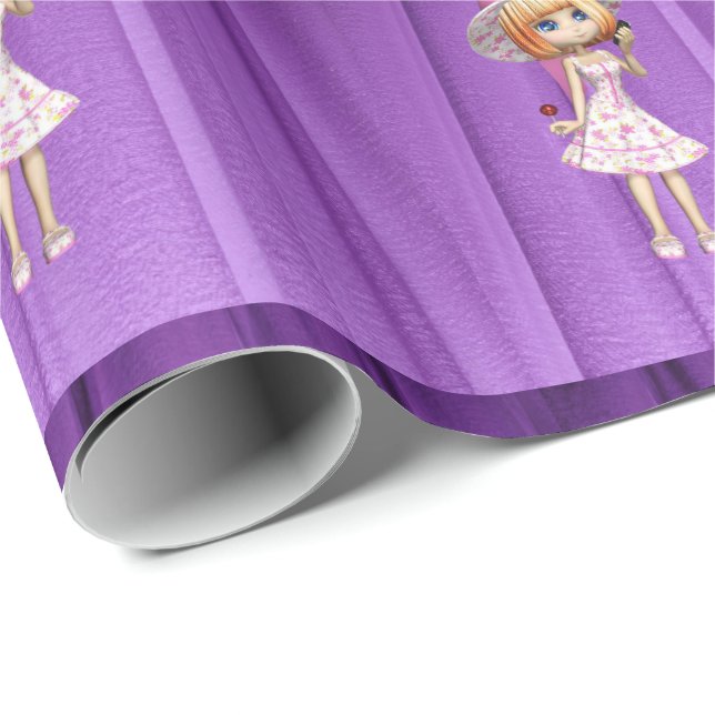 Papier Cadeau Papier d'emballage (Coin rond)