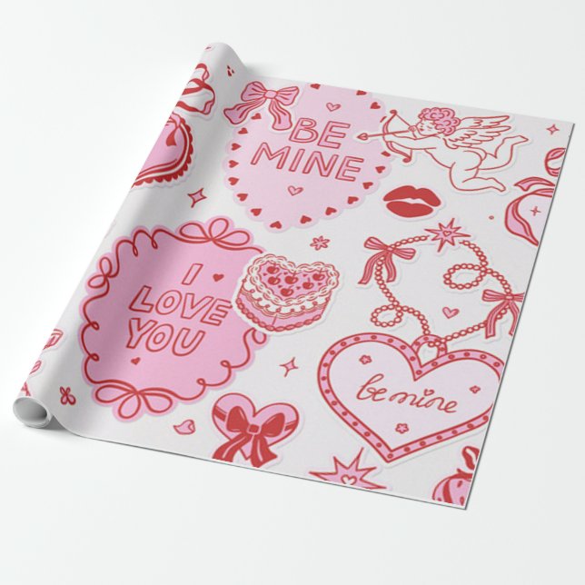 Papier Cadeau Papier d'emballage (Déroulé)