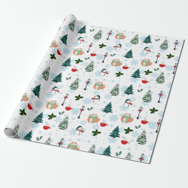 Papier Cadeau Papier d'emballage (Déroulé)
