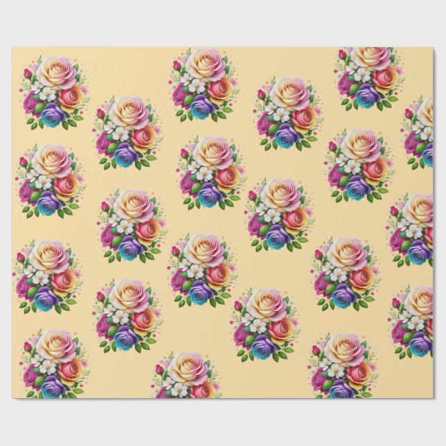 Papier Cadeau Papier d'emballage (Plat)