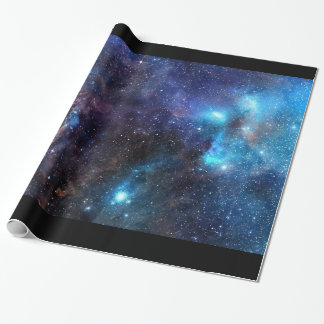 Papier Cadeau Papier d'emballage 2 de galaxie - avec la