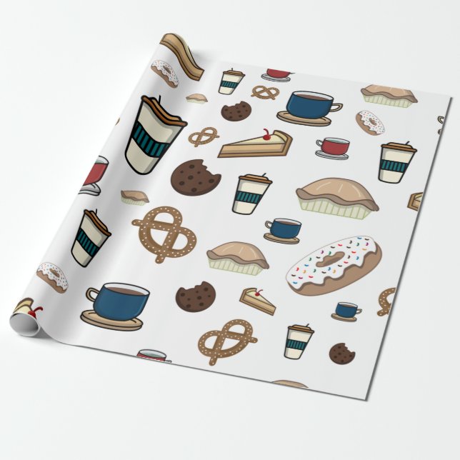 Papier Cadeau Papier d'emballage alimentaire (Déroulé)