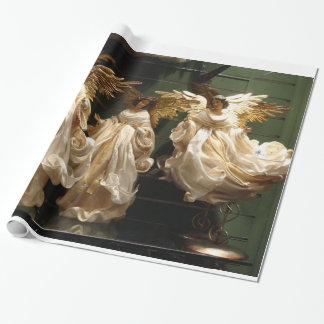 Papier Cadeau Papier d'emballage avec des anges