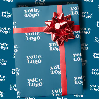 Papier Cadeau Papier d'emballage avec logo, Votre logo ici