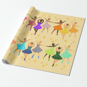 Papier Cadeau Papier d'emballage Ballerina