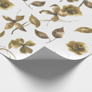 Papier Cadeau Papier d'emballage botanique