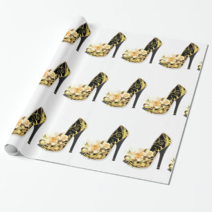 Papier Cadeau Papier d'emballage brillant de chaussure élégant