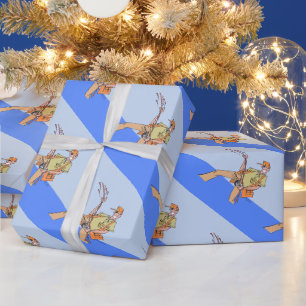 Papier Cadeau Papier d'emballage brillant pêcheur
