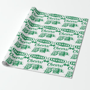 Papier Cadeau Papier d'emballage cadeau de l'Irlande d'Irlandais