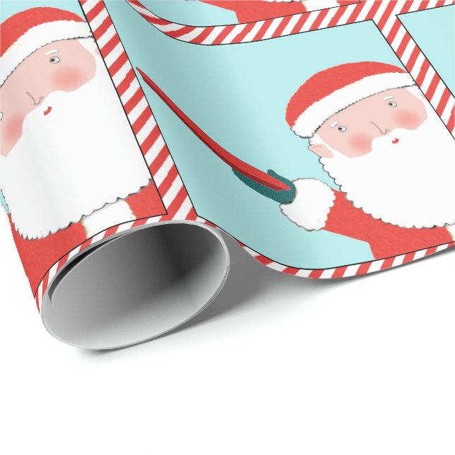 Papier Cadeau Papier d'emballage cadeau de Noël Frisbee (Coin rond)