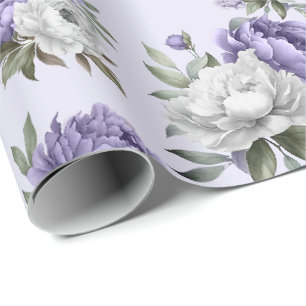Papier Cadeau Papier d'emballage cadeau violet de lavande