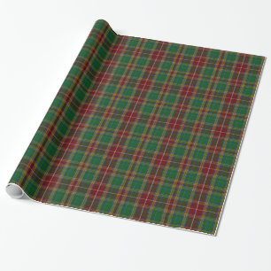 Papier Cadeau Papier d'emballage classique de plaid de tartan de