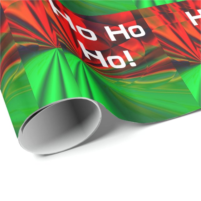 Papier Cadeau Papier d'emballage d'aluminium de regard de Noël (Coin rond)