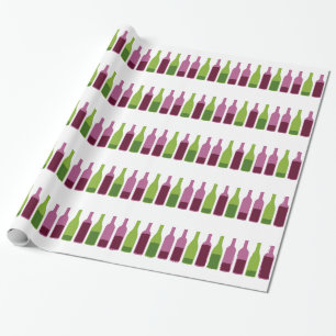 Papier Cadeau Papier d'emballage d'amateurs de vin