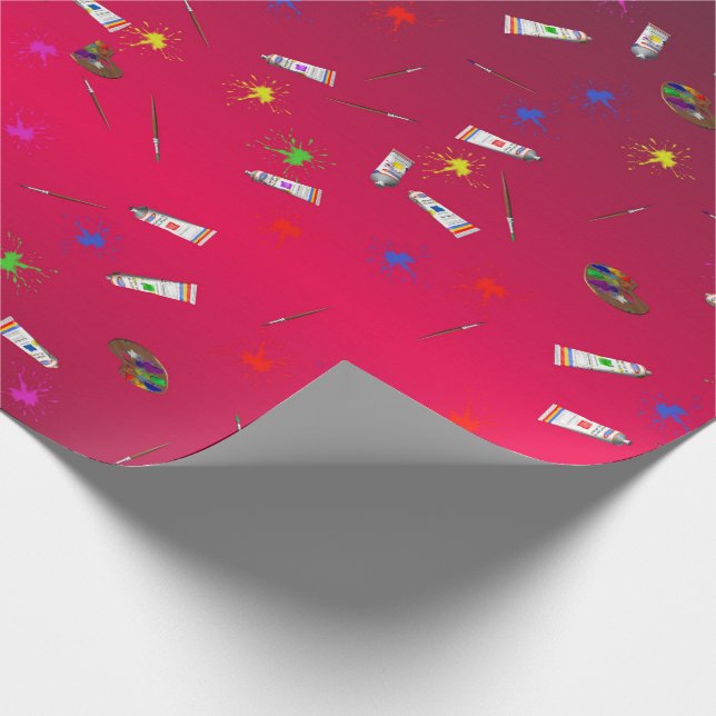 Papier Cadeau Papier d'emballage d'approvisionnements d'art (Coin)