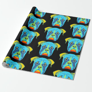 Papier Cadeau Papier d'emballage d'art de bruit de chien de