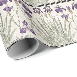 Papier Cadeau Papier d'emballage d'art de Nouveau de fleurs