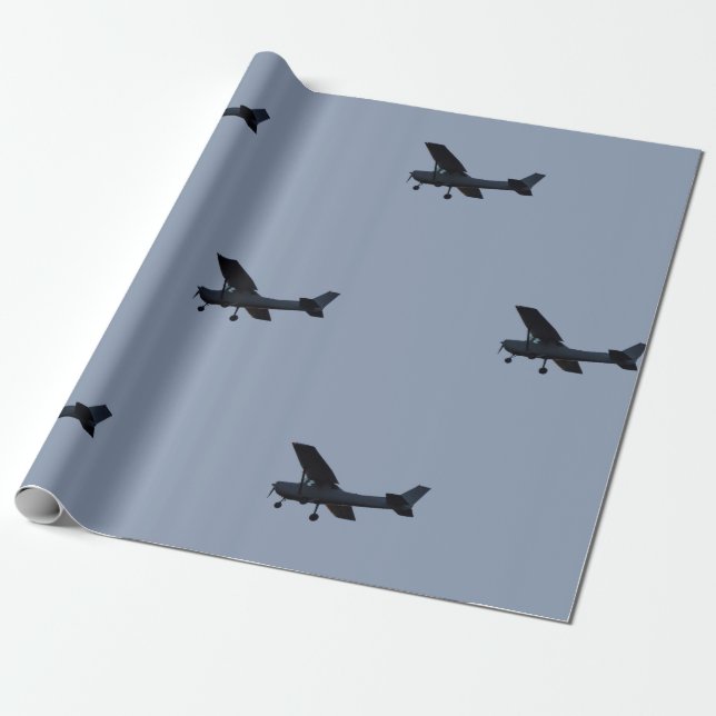 Papier Cadeau Papier d'emballage d'avion (Déroulé)