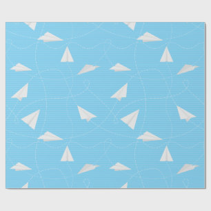 Papier Cadeau Papier d'emballage d'avion de papier d'enfants