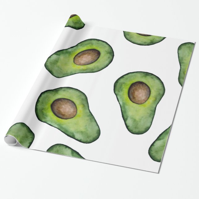Papier Cadeau Papier d'emballage d'avocat (Déroulé)