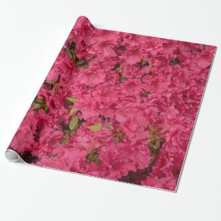 Papier Cadeau Papier d'emballage d'azalée rose