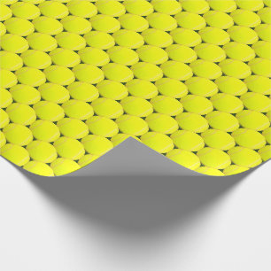 Papier Cadeau Papier d'emballage de balle de tennis