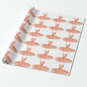 Papier Cadeau Papier d'emballage de ballet de danse