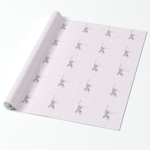 Papier Cadeau Papier d'emballage de "ballet et de dentelle"