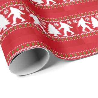 Papier Cadeau Papier d'emballage de Bigfoot