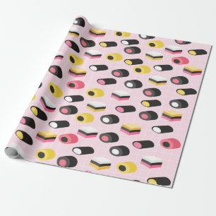 Papier Cadeau Papier d'emballage de bonbons de Licorice