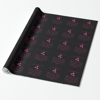 Papier Cadeau Papier d'emballage de Bunco - la vie est courte,