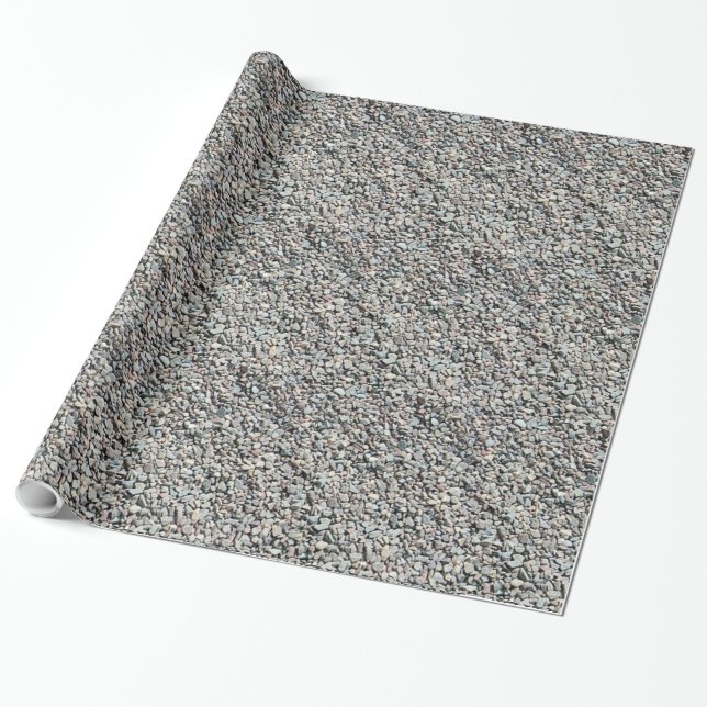 Papier Cadeau Papier d'emballage de caillou de roche (Déroulé)